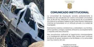 Guanajuato lamenta muerte estudiantes