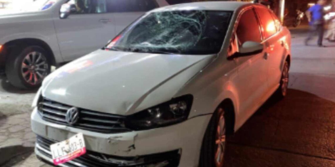 Hombre a bordo de motocicleta resulta ileso tras choque en Ciudad Mante, Tamaulipas