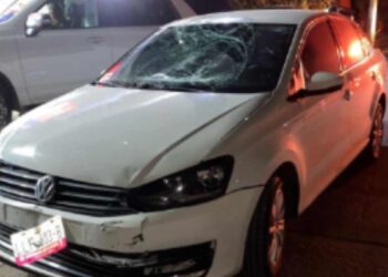 Hombre a bordo de motocicleta resulta ileso tras choque en Ciudad Mante, Tamaulipas