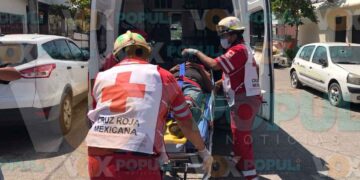 Hombre cae desde un árbol mientras podaba y termina en el hospital en Ciudad Victoria