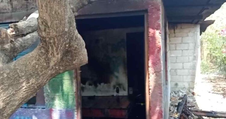Hombre con discapacidad resulta con quemaduras tras incendio en su vivienda en Mante, Tamaulipas