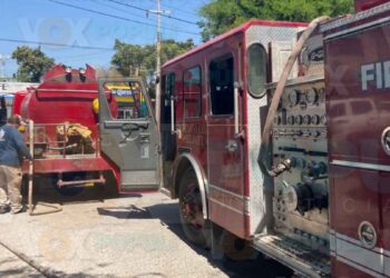 Incendio arrasa con vivienda de pareja de la tercera edad en Ciudad Victoria