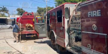 Incendio arrasa con vivienda de pareja de la tercera edad en Ciudad Victoria