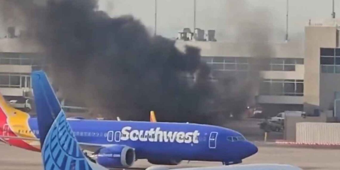 Incendio avión Denver