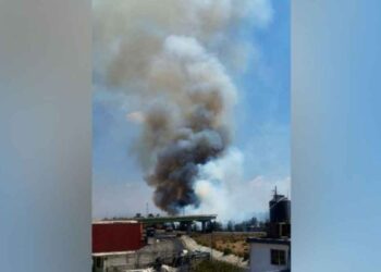 Incendio de pastizal moviliza a equipos de emergencia en Ecatepec, Edomex
