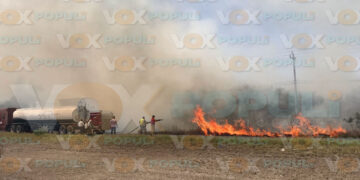 Incendio en Ciudad Victoria, Tamaulipas, consume palapas
