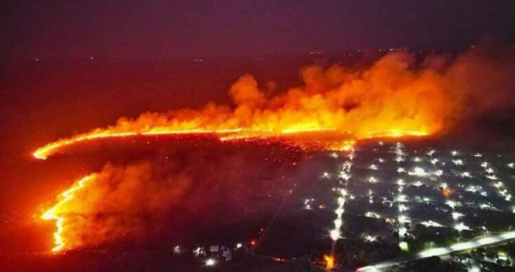 Incendio pastizal Güémez