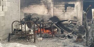 Incendio Santa Catarina cinco familias