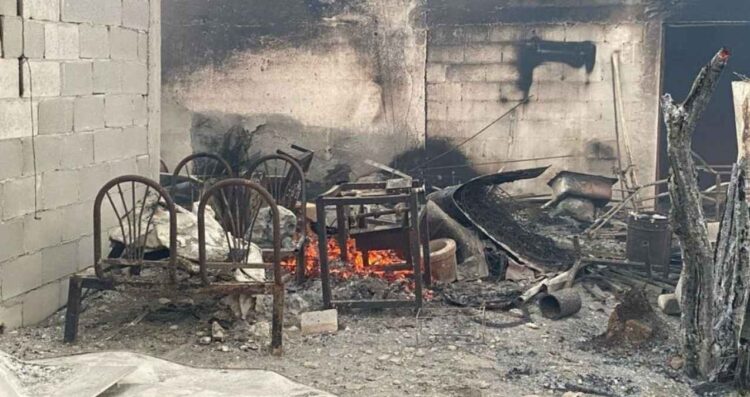 Incendio Santa Catarina cinco familias