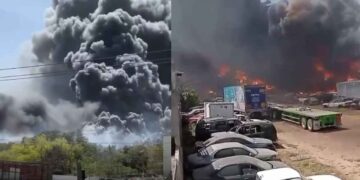 Incendio en Tampico Tamaulipas