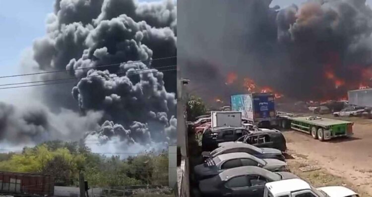Incendio en Tampico Tamaulipas