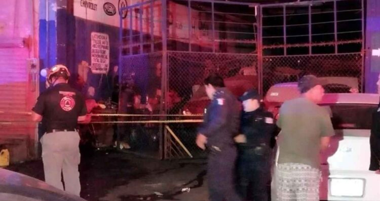Incendio en un taller mecánico en Guadalupe deja sin vida a un masculino