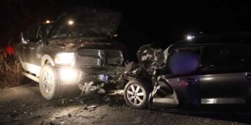 Joven pierde la vida al quedar prensado tras chocar en la Carretera a Saltillo