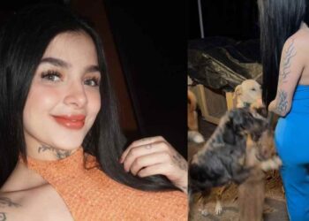 Karely Ruiz apoya con croquetas y cariño la construcción de un refugio animal