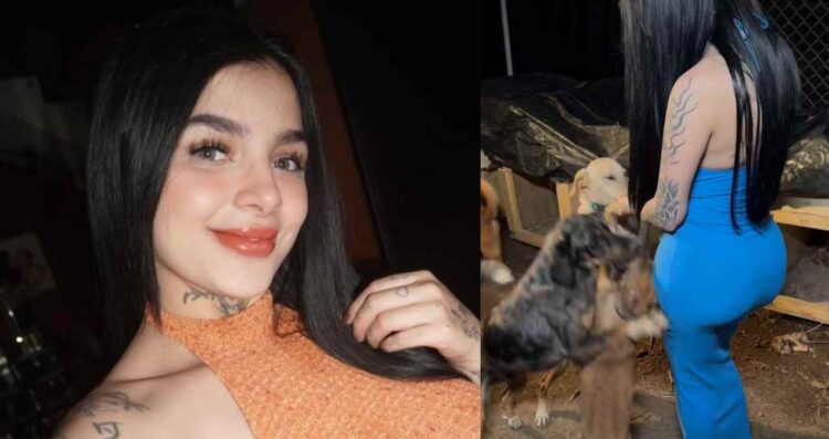 Karely Ruiz apoya con croquetas y cariño la construcción de un refugio animal