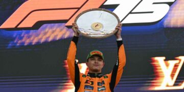 Lando Norris gana el Gran Premio de Australia de la F1 en una carrera accidentada
