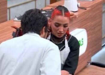Leslie Gallardo sufre accidente en su debut en MasterChef Celebrity 2025