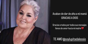 Lupita D'Alessio sale del hospital y continuará su recuperación en casa