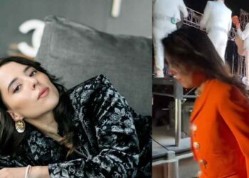 Majo Aguilar vuelve a ser tendencia por su forma de prepararse antes de un show