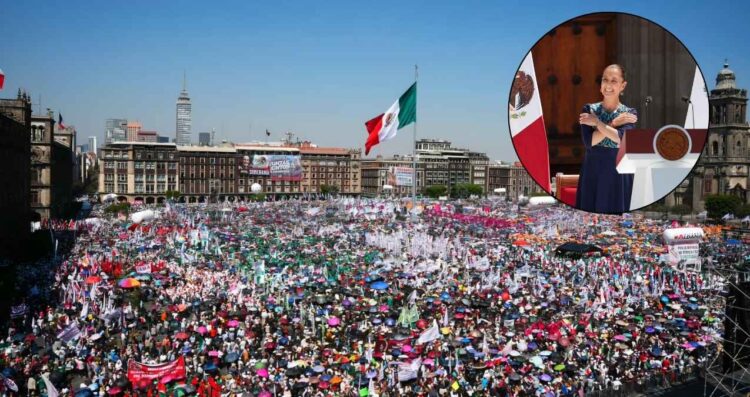 Zócalo asamblea informativa Sheinbaum