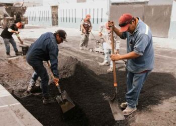 Mejora Gobierno de Matamoros calles de la Colonia México Agrario