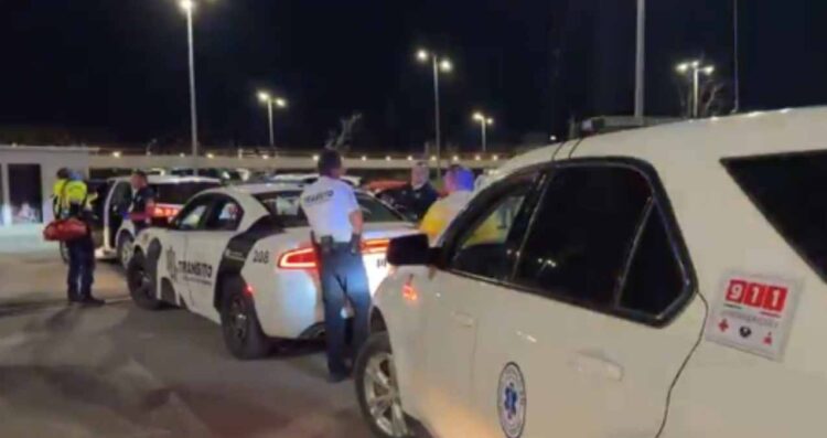 Menor es atropellada por una cuatrimoto de juguete en el Parque Central de Matamoros, Tamaulipas
