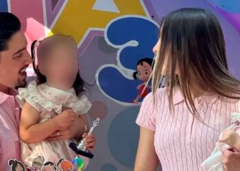 Mía, hija de Alex Fernández, celebra su tercer cumpleaños en grande