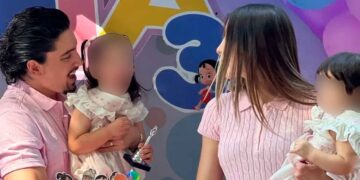 Mía, hija de Alex Fernández, celebra su tercer cumpleaños en grande