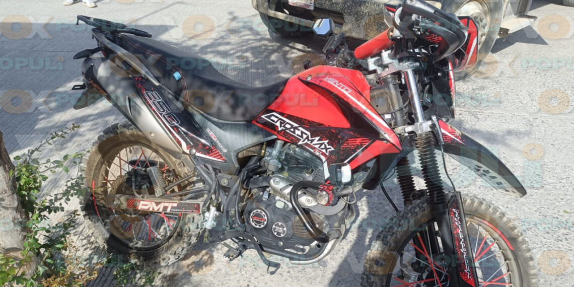 Motociclista choca contra camión de basura en Ciudad Victoria, Tamaulipas