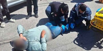 Motociclista herido Nuevo Laredo