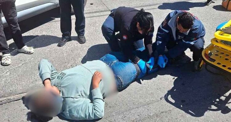 Motociclista herido Nuevo Laredo