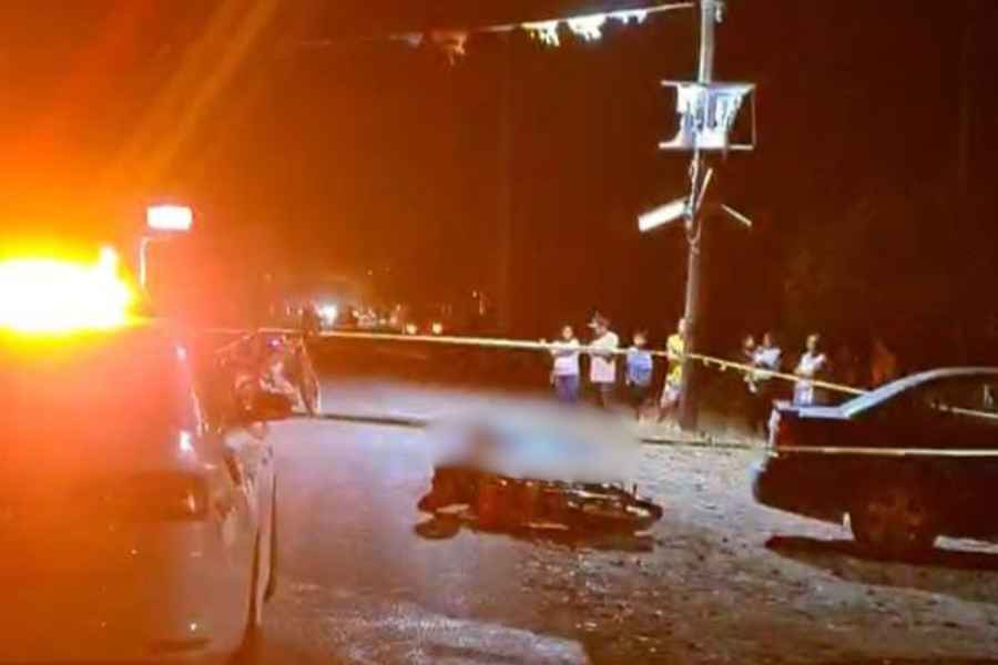 Motociclista muere Victoria (2)