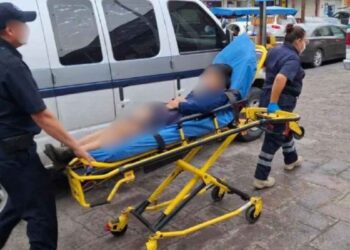 Motociclista pareja accidente Laredo