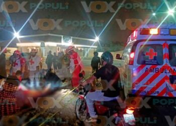 Mujer muere al estrellarse contra la rotonda de Las Sirenas en Playa Miramar de Ciudad Madero, Tamaulipas