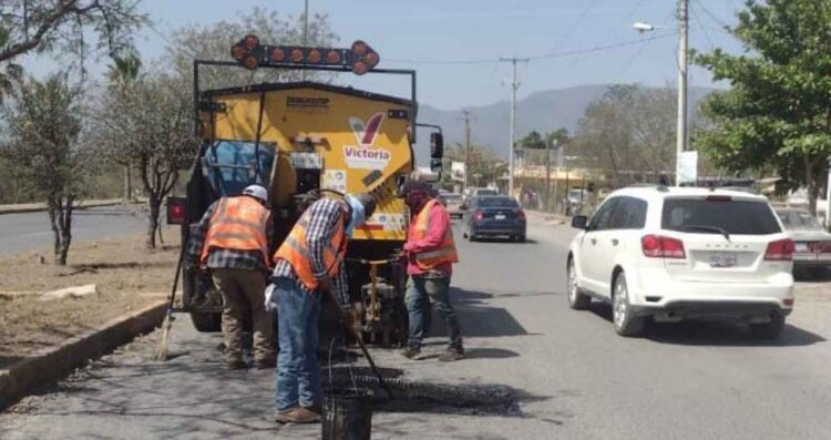 Municipio de Victoria sigue con intensa rehabilitación de calles