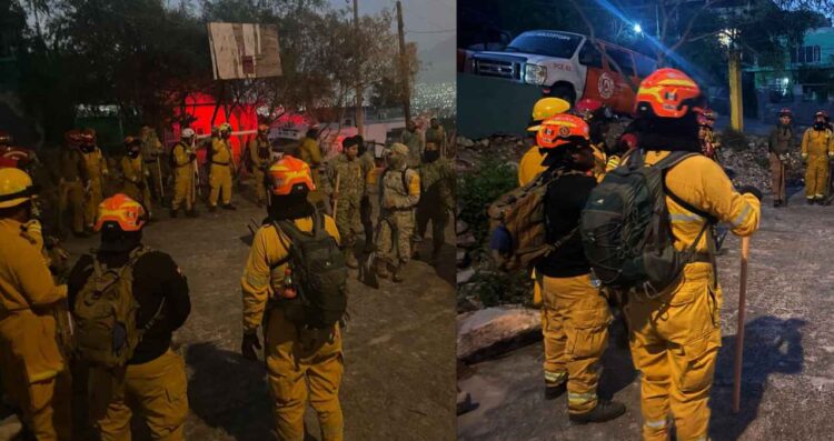 Nuevo León: Reanudan labores para combatir el incendio en el Cerro del Topo Chico