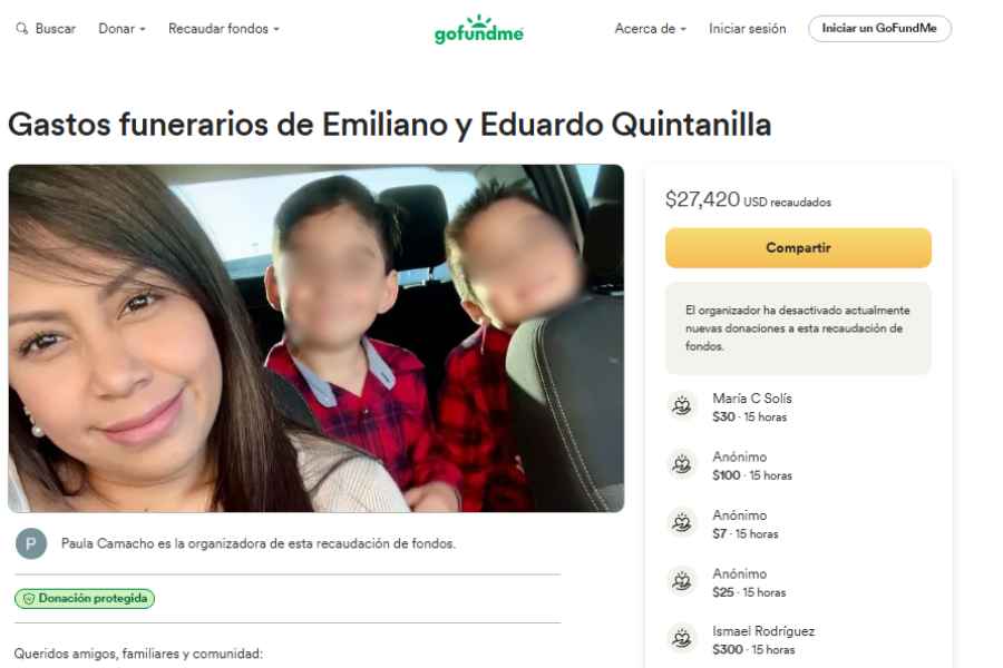 Organizan colecta en apoyo a la familia afectada en el accidente en Santiago, Nuevo León