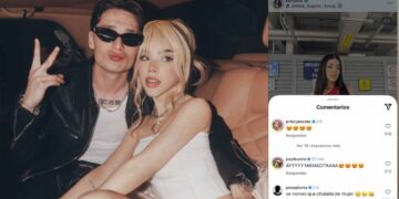 Peso Pluma y Kenia Os confirman su romance con mensajes en redes sociales