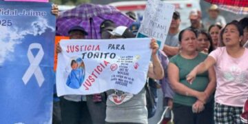 Piden justicia para Toñito en Tenango del Valle; protestan tras audiencia contra Mario “N”