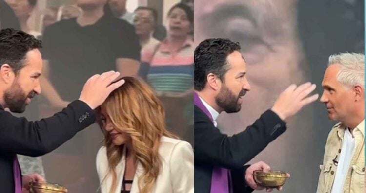 Presentadores del programa Hoy celebran el Miércoles de Ceniza