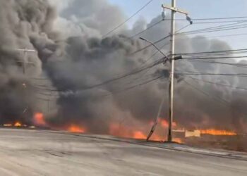 Protección Civil incendio Alcalí