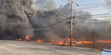 Protección Civil incendio Alcalí