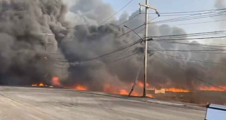 Protección Civil incendio Alcalí