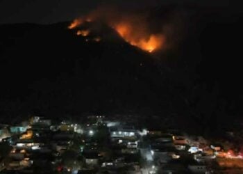 incendio Cerro del Topo Chico