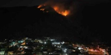 incendio Cerro del Topo Chico