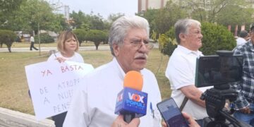 Protestas de jubilados en Ciudad Victoria