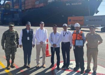 Puerto de Altamira recibe buque que revoluciona el comercio marítimo