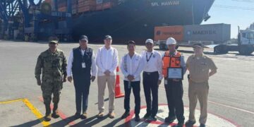 Puerto de Altamira recibe buque que revoluciona el comercio marítimo