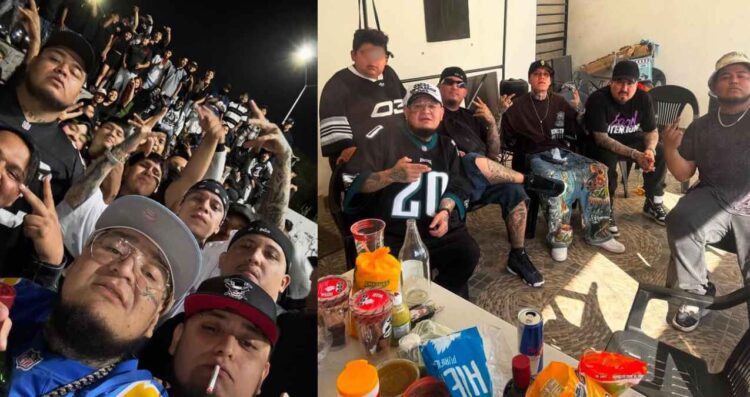 Graban video Santa Fe Klan y El Millonario video en Apodaca, NL