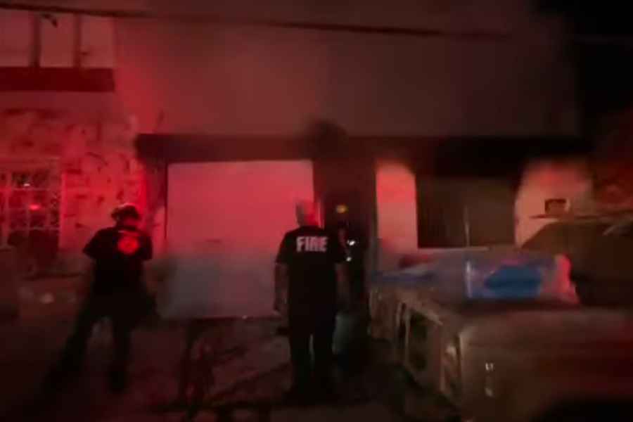Se incendia una vivienda en Guadalupe, Nuevo León, tras una presunta falla eléctrica